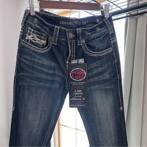 Cowgirl Tuff Bootcut Jeans Size 27x31 Short NWT